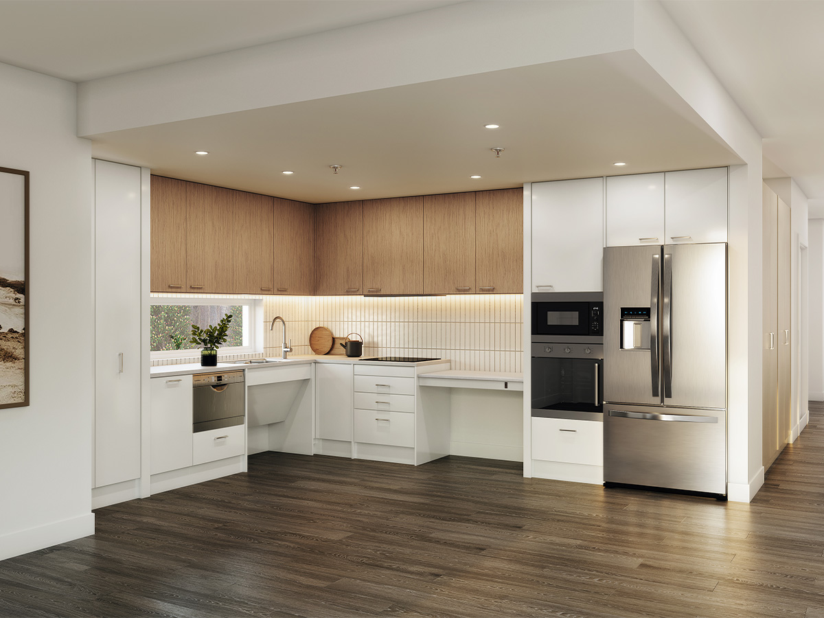 Kitchen-1200×900 Kitchen Hunter Care Living SDA Housing Cardiff Kelton Street